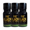 Lot de 3 Poppers Pig Black 15 ml