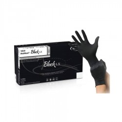 Latex Fist Gloves Black
