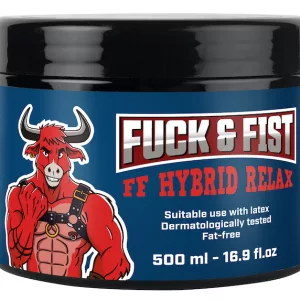 Lubrifiant anal épais Fuck & Fist Hybrid Relax 500ml – Formule hybride sans silicone, effet relaxant