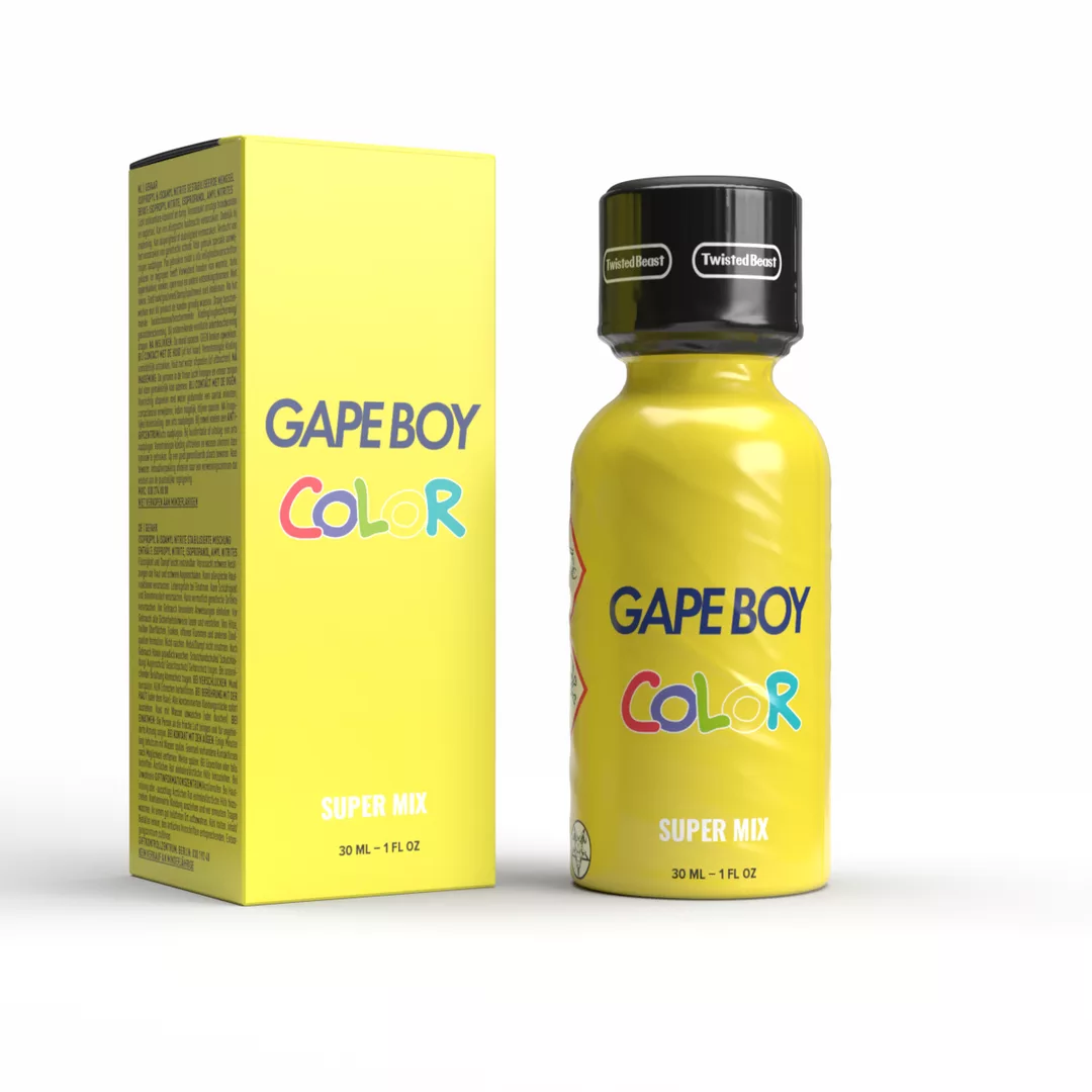 Poppers Gape Boy Color Super Mix 30ml – Ultra Puissant à l’Amyle & Propyle