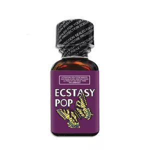 Bouteille de poppers Ecstasy Pop 25ml au nitrite d’amyle très puissant