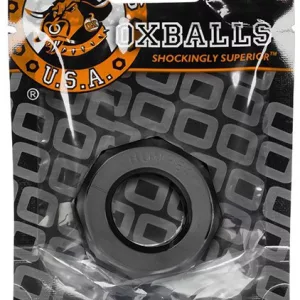 Cockring Humpballs Noir de la marque Oxballs en silicone extensible, anneau pénien confortable pour homme, accessoire gay vendu sur Poppers-Achat.fr