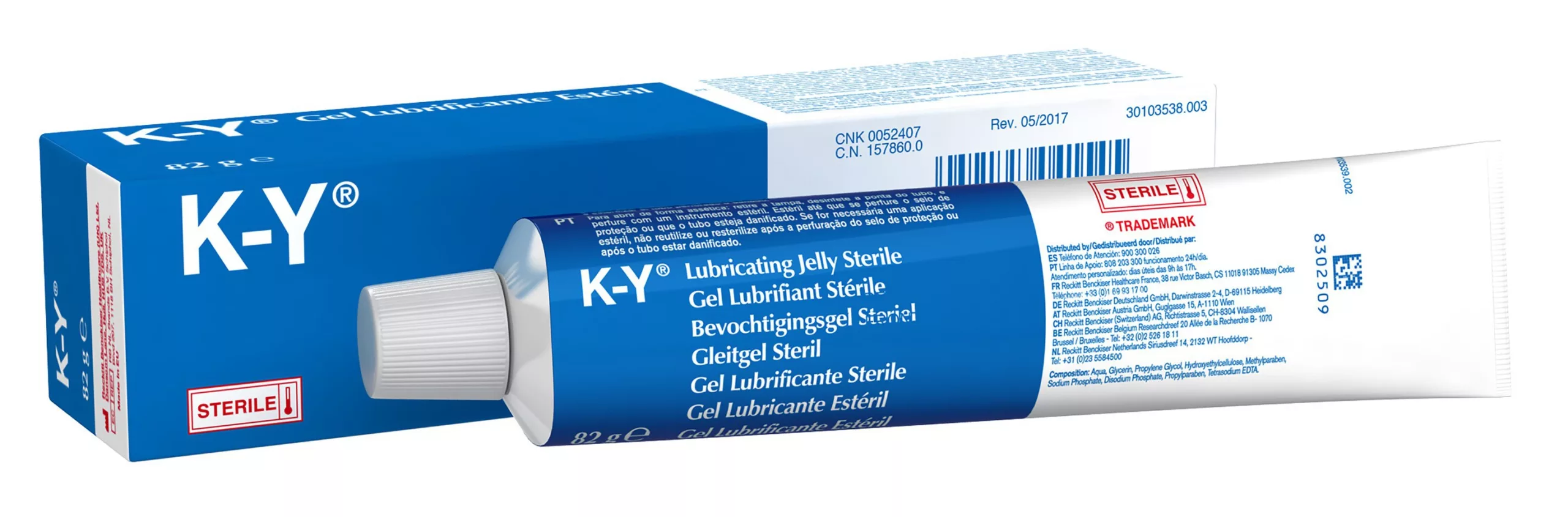 Gel Lubrifiant KY Stérile 82g