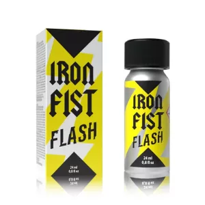 Flacon Poppers Iron Fist Flash 24ml au nitrite de pentyle – poppers puissant premium