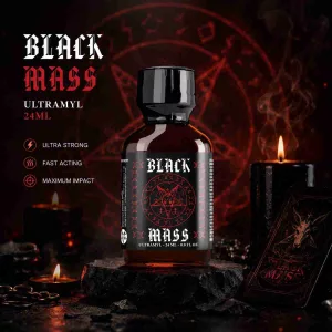 Poppers Black Mass 24ml Twisted Beast au nitrite amyl effet longue durée