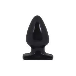 Plug anal large 11x6 cm silicone hypoallergénique base sécurisée